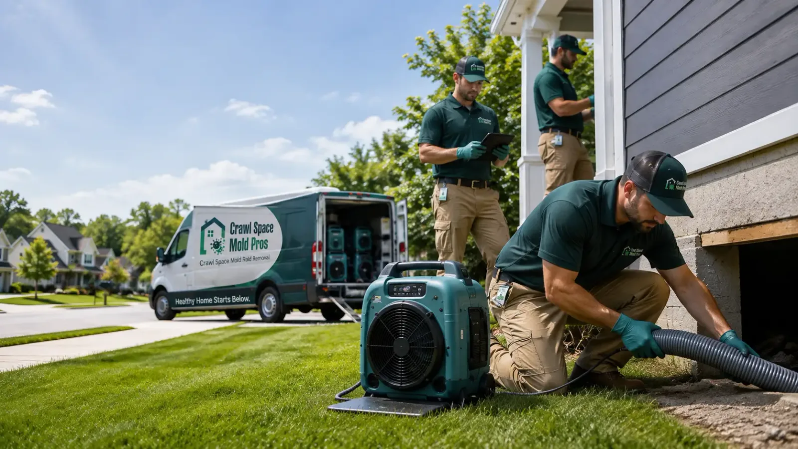 Crawl Space Mold Removal in Hatton, ND